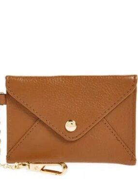 Aimee Kestenberg Ashley Leather Pouch In Chestnut NWT